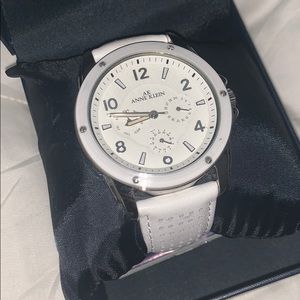 Anne Klein white watch